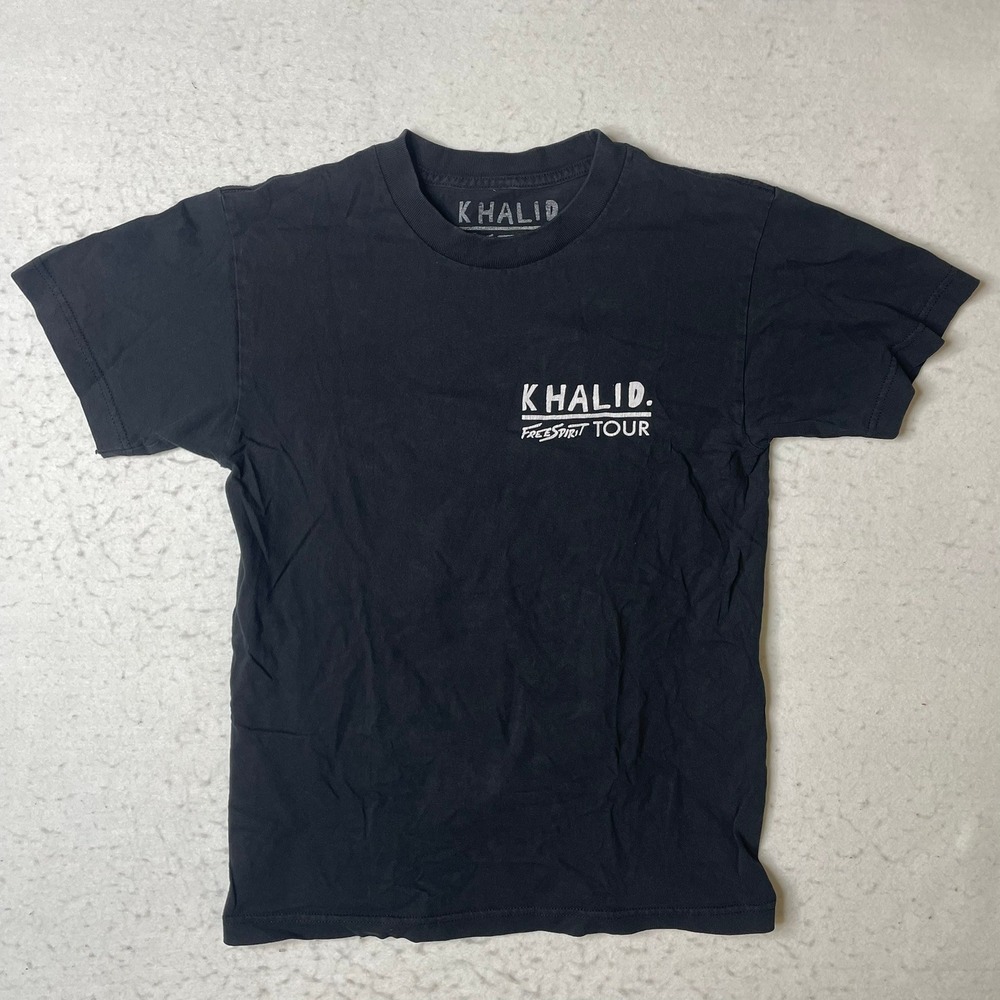 Khalid Free Spirit Tour 2019 Black‎ Graphic T Shirt Size S